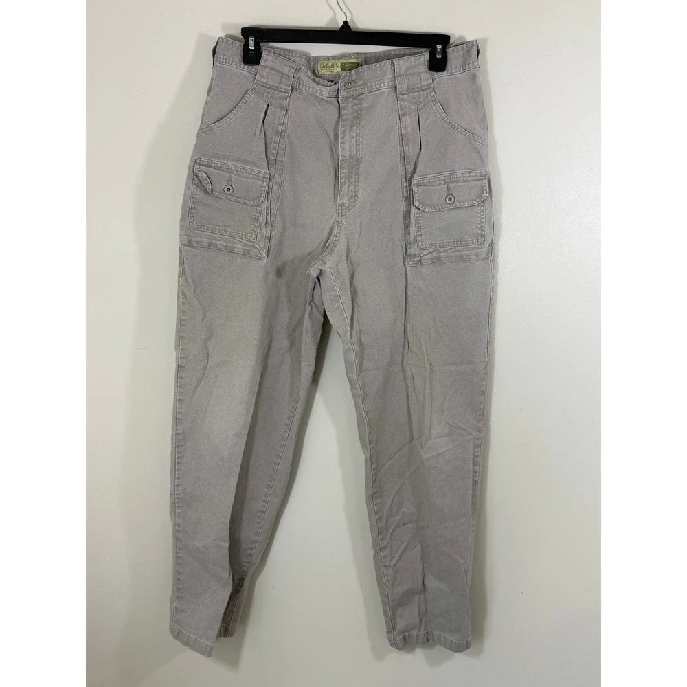Cabela's 7-Pocket Hiker Cargo Pants Men's 40 Khaki Outdoor Hiking Utility